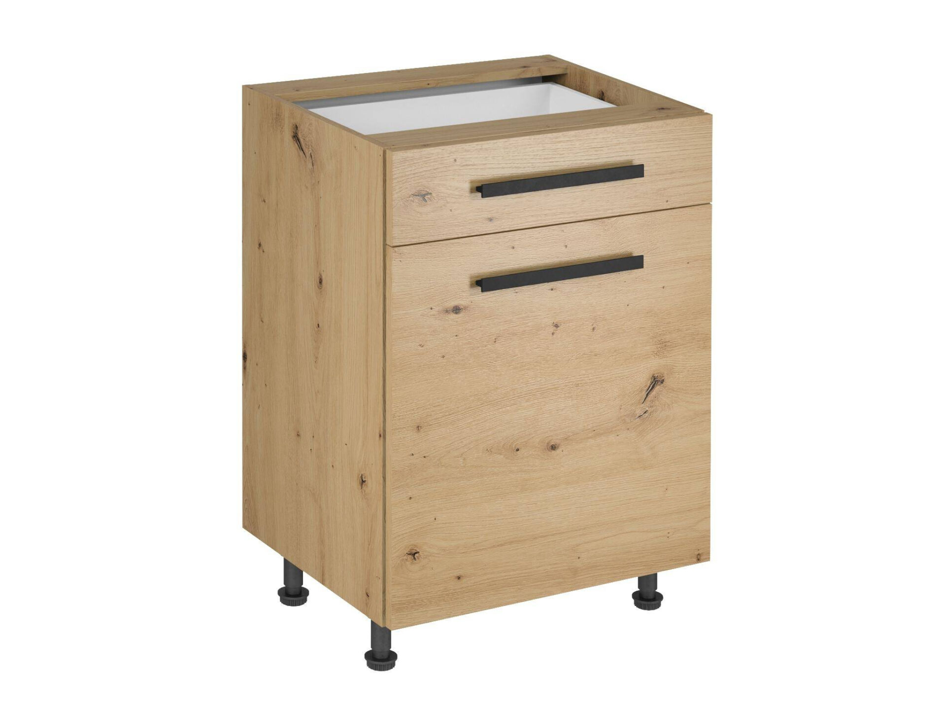 Apakšējais virtuves skapītis 1D1S Langen Artisan D60S1 P/L Classic rokturis