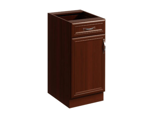 Apakšējais virtuves skapītis 1D1S kreisais D40S1-L Sicily Walnut