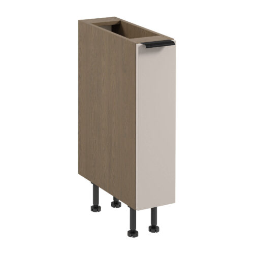 Virtuves pamatnes skapītis 1S Cargo Sorento D20C Baltic Storm Beige Matte