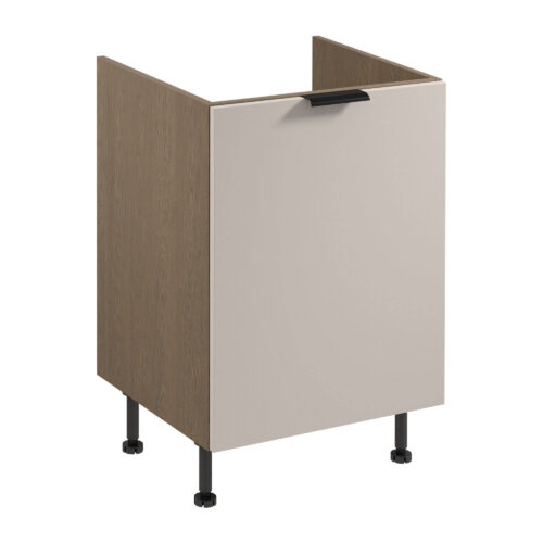 Virtuves pamatnes skapītis 1S ar šķirošanas ieliktni Sorento D60ZS AX Baltic Storm Beige Matte