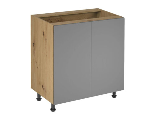 Apakšējais 2 durvju virtuves skapis D80 Langen Beige