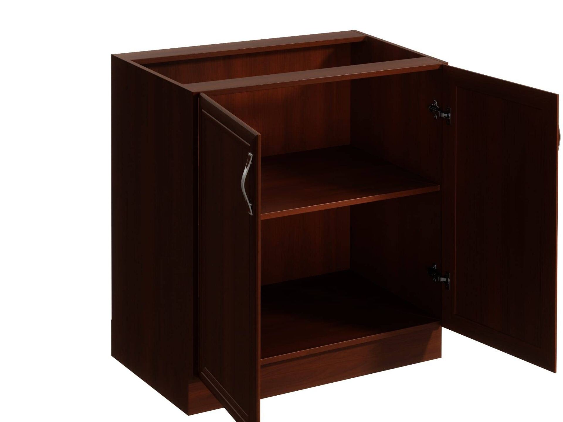 Apakšējais virtuves skapītis ar 2 durvīm D80 Sicily Walnut — 2 attēls