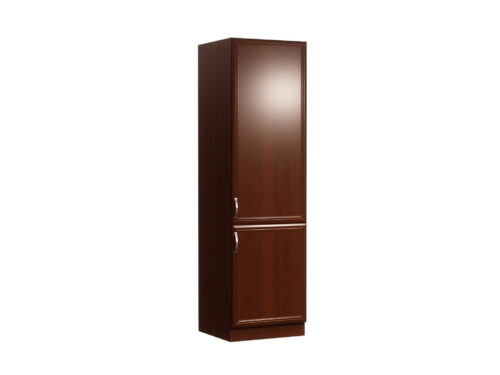 Apakšējais divu durvju virtuves skapis ar ledusskapi labajā pusē D60ZL-P Sicily Walnut