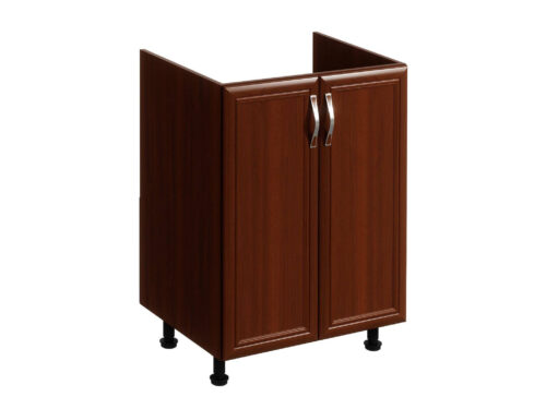Apakšējais virtuves skapis ar 2 durvīm un izlietni D60Z Sicily Walnut