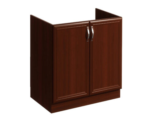 Apakšējais virtuves skapis ar 2 durvīm un izlietni D80Z Sicily Walnut