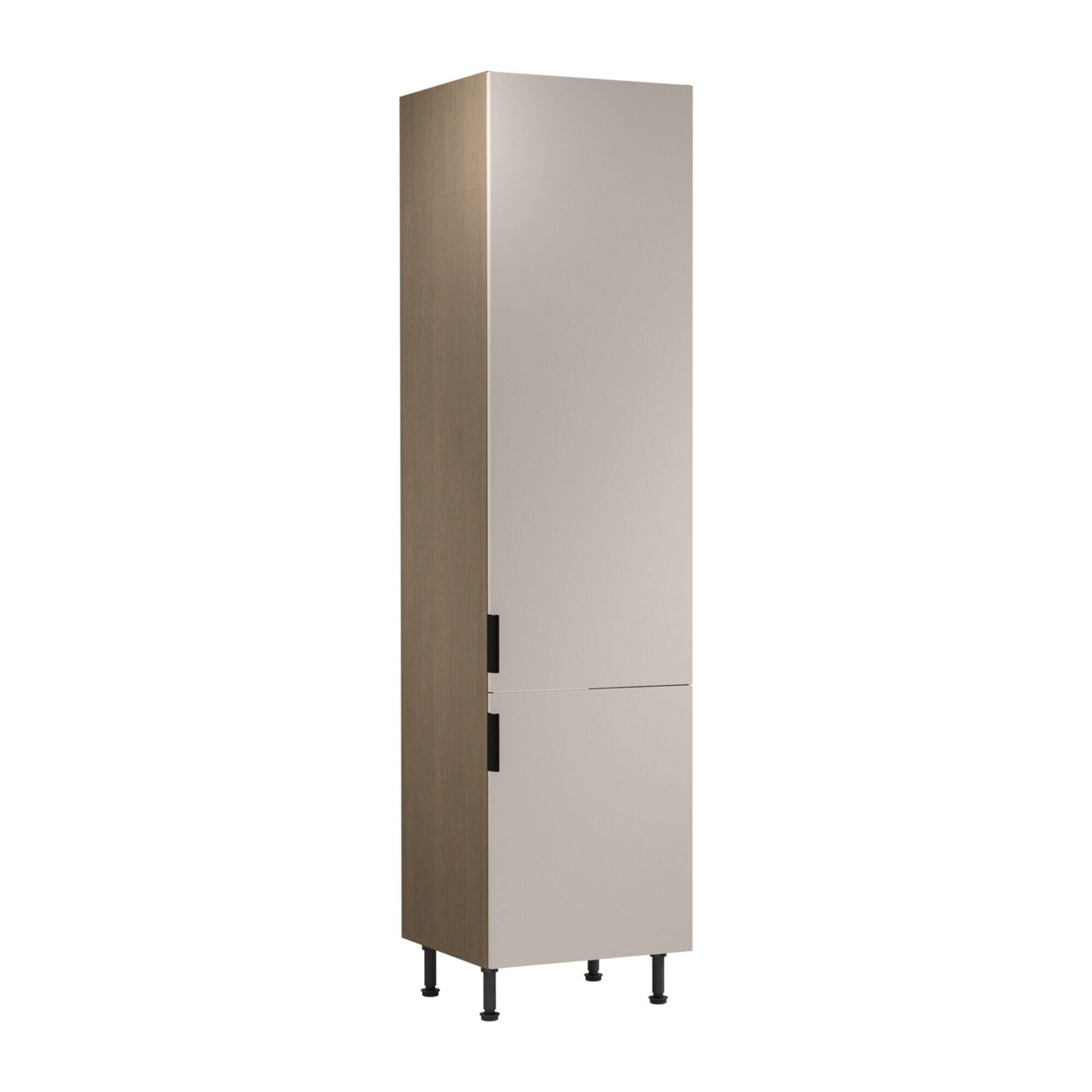 Virtuves pamatnes skapītis 2D Sorento D60ZLN P/L Baltic Storm Beige Matte