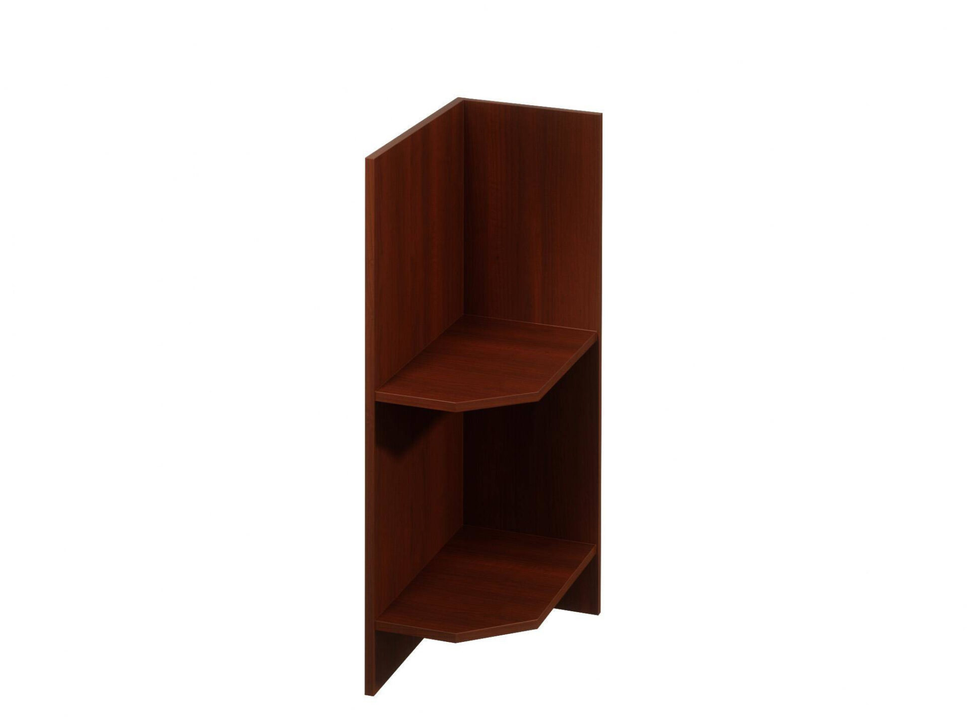 Apakšējais atvērtais virtuves skapītis labajā pusē D25PZ-P Sicily Walnut
