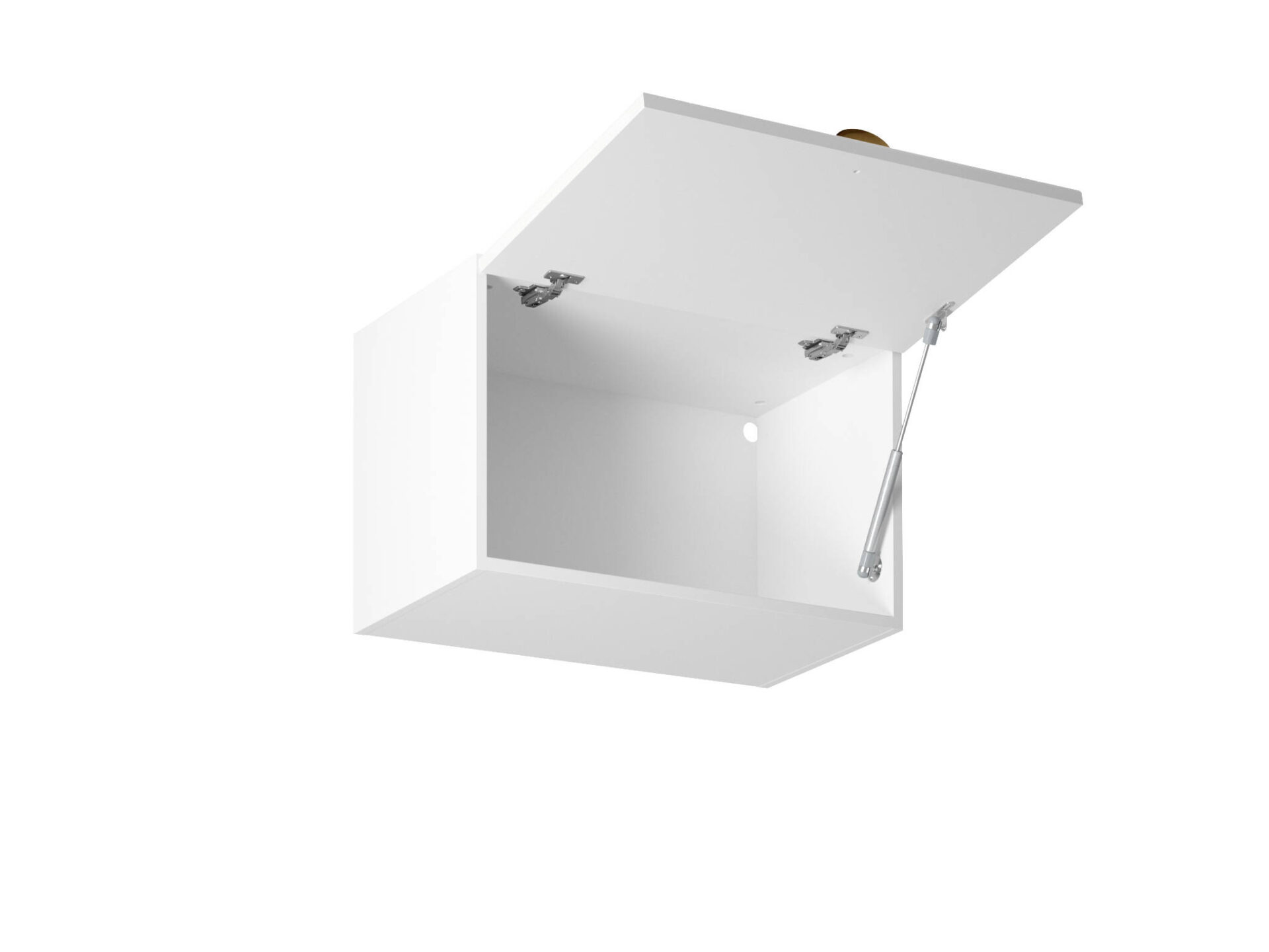 Augšējais virtuves skapītis, 1 durvis, G60KN, Linea White matēti balta — изображение 2
