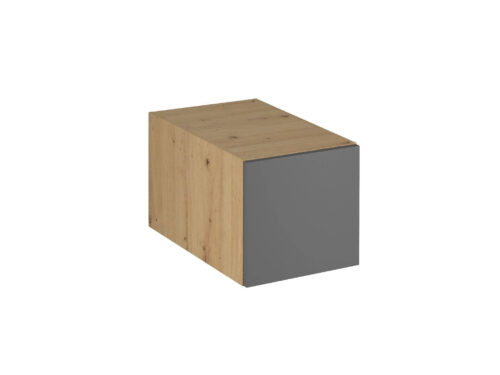 Augšējais 1 durvju virtuves skapis N40 Langen Grey