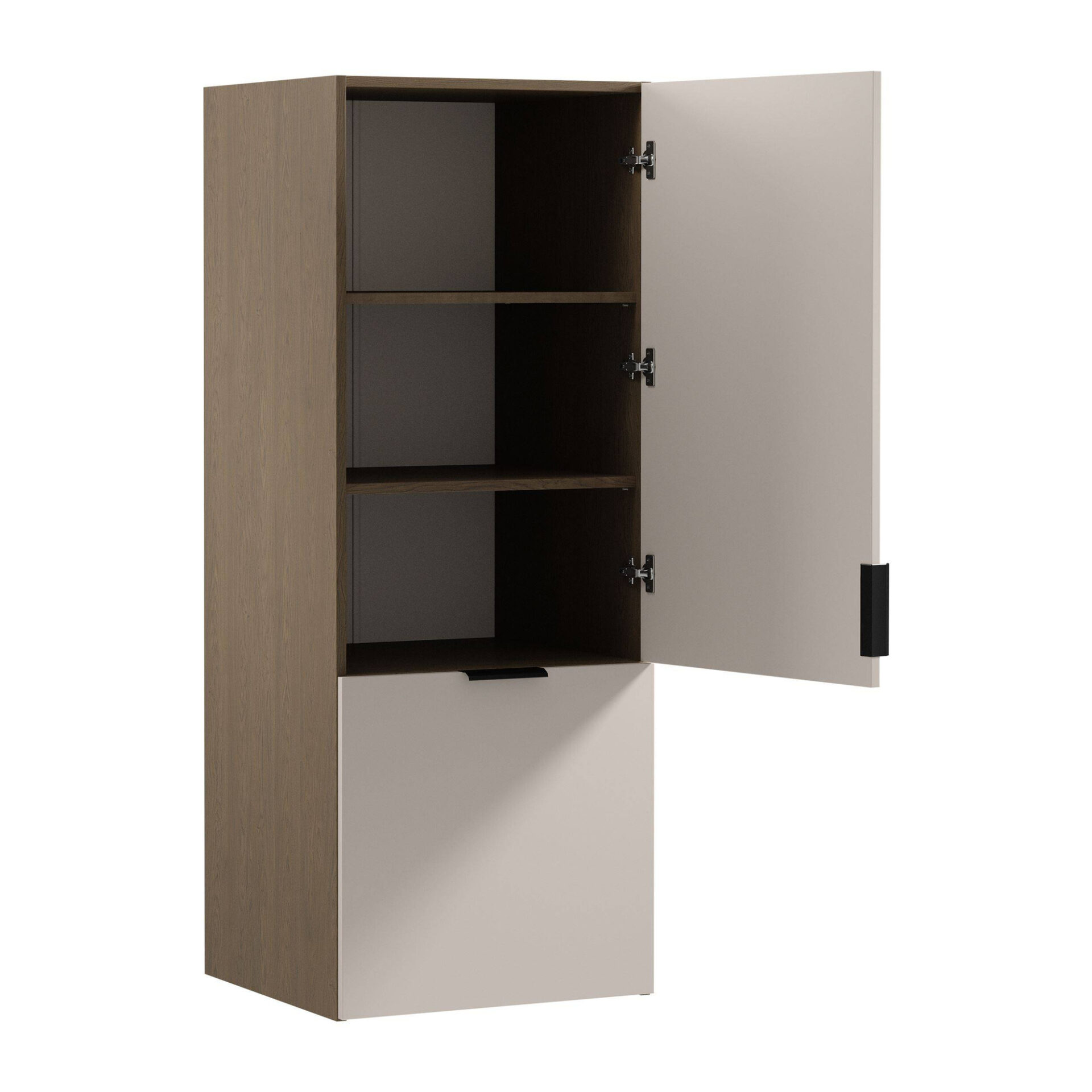 2D augšējā virtuves skapīša pagarinājums Sorento N60N Baltic Storm Beige Matte — изображение 3