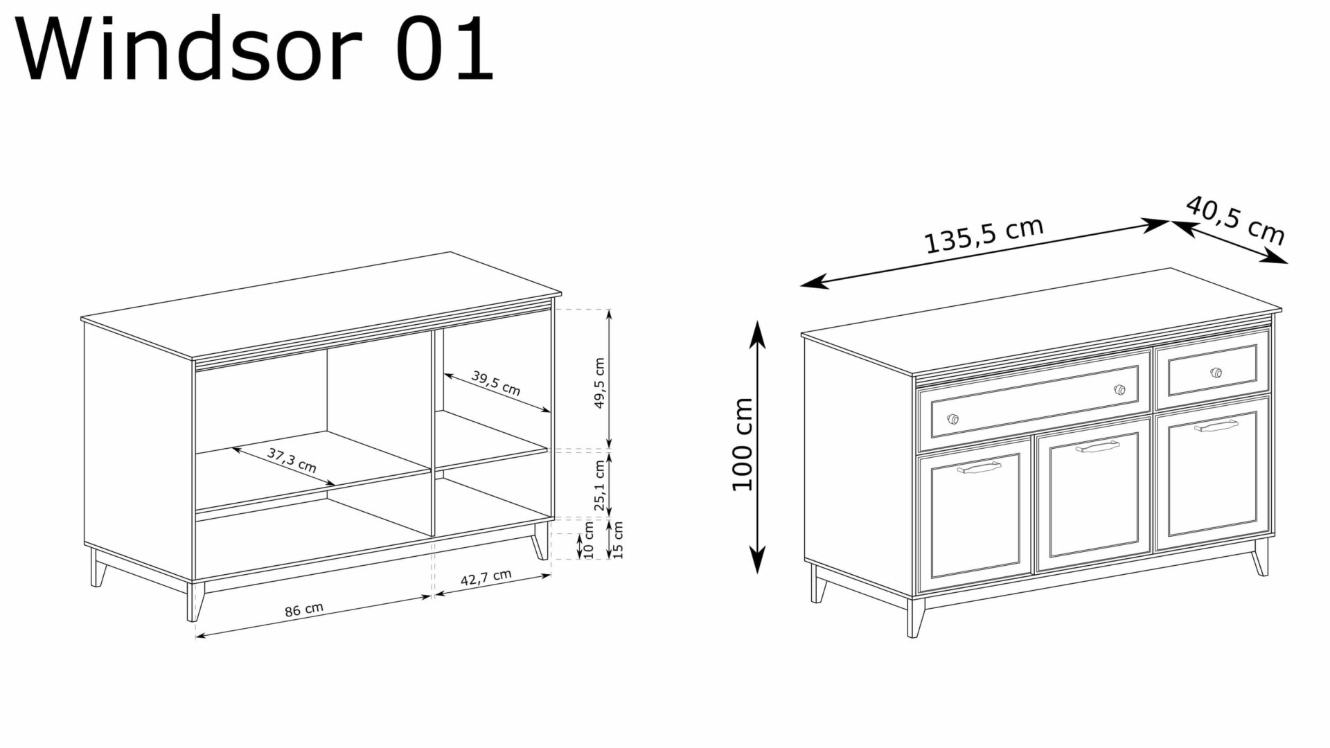 WINDSOR-1 - 3D2S kašmira kumode — изображение 2
