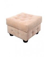 CHESTERFIELD ādas pufs