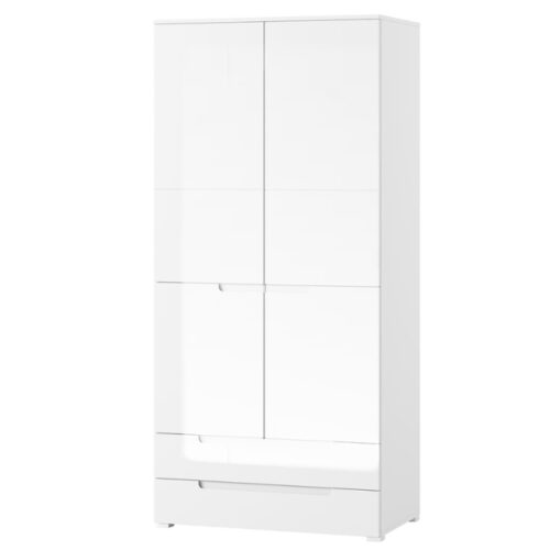 Selene Drēbju skapis Balts Glossy Type 28 Szynaka Meble