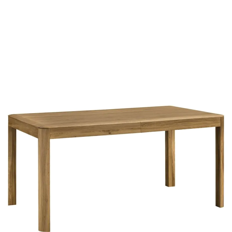 Galds 160-260x90 MONACO medus ozola krāsā - MONA.071.14 izvelkams, dabīgā ozola finiera ar masīvkoka elementiem, koka kāja