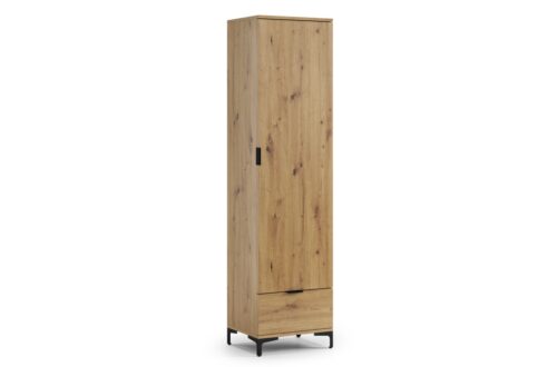 LANA SZ-50 Artisan ozolkoka skapis – 1 durvju skapis ar atvilktni