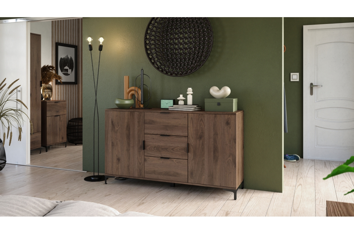 LANA SZ-50 Elegants valrieksta koka skapis - 1 durvju skapis ar atvilktni — изображение 6