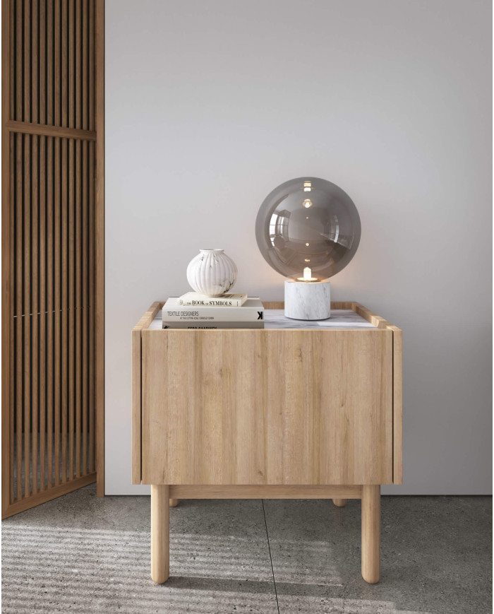 Boho S50 naktsskapītis, vienas durvis — изображение 7