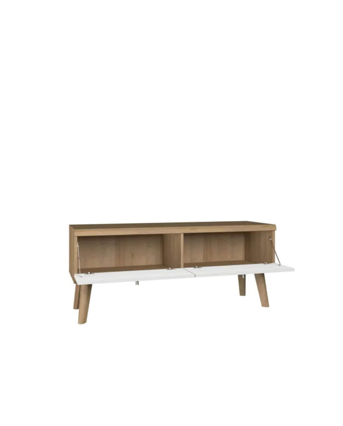 Primo PRTV 107 TV skapītis, ar durvīm, Riviera Oak/White — изображение 2