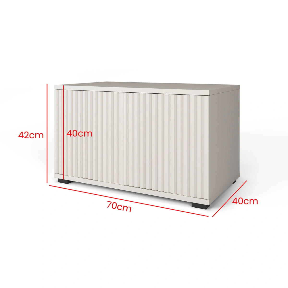 Universāls apavu skapis, TV skapis, piekaramais pagarinājums Romeo 70 cm — 5 attēls