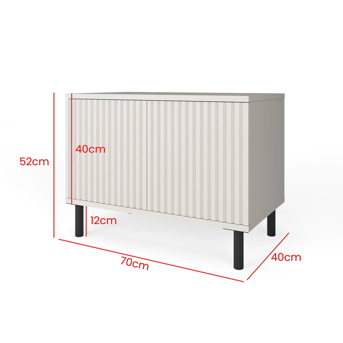 Universāls apavu skapis, TV skapis, piekaramais pagarinājums Romeo 70 cm — 2 attēls