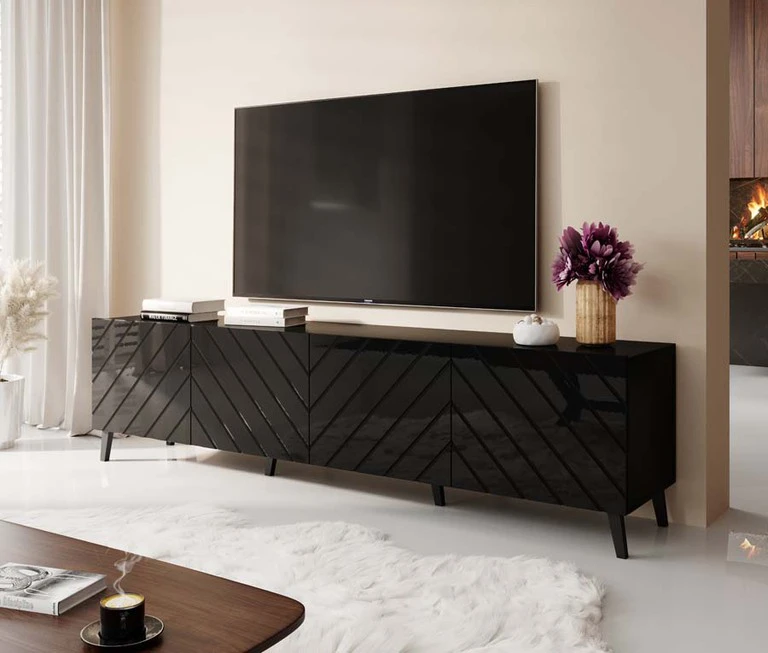 TV skapis ABETO 200 cm 2 krāsas
