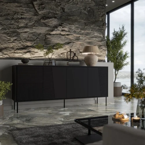ABI kumode 200 melna