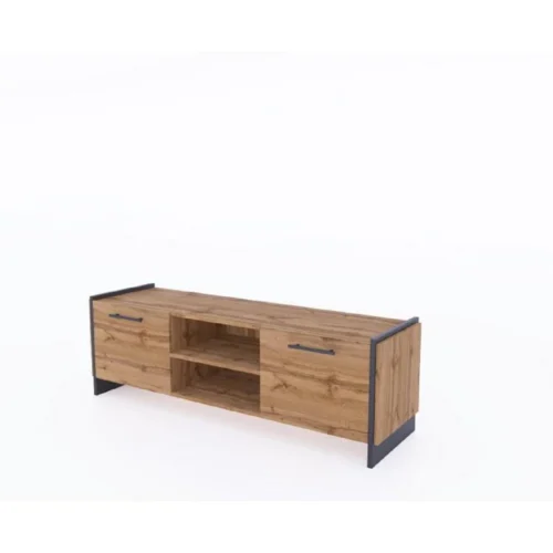 AMINO 2D TV skapītis Wotan ozols/melns