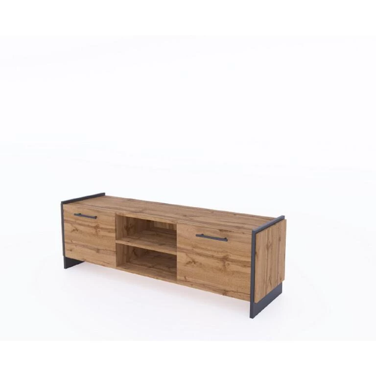 AMINO 2D TV skapītis Wotan ozols/melns