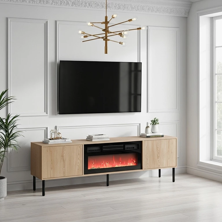 DOMI RTV EF 180 2D ar kamīnu