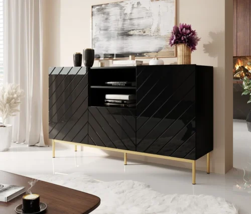 ABETO kumode 150 cm uz rāmja, 2 krāsas
