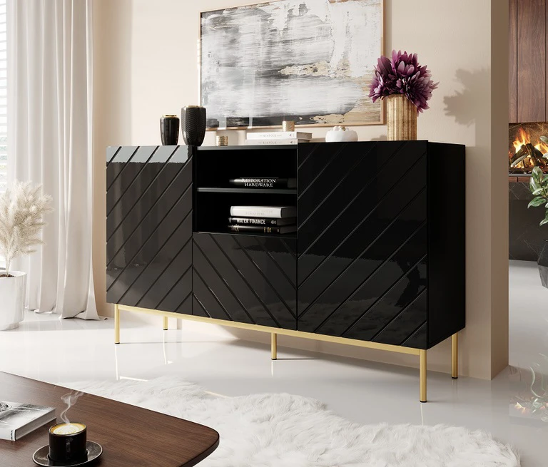 ABETO kumode 150 cm uz rāmja, 2 krāsas