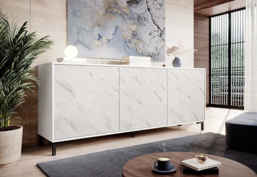 MARMO Kumode 200 balts marmors