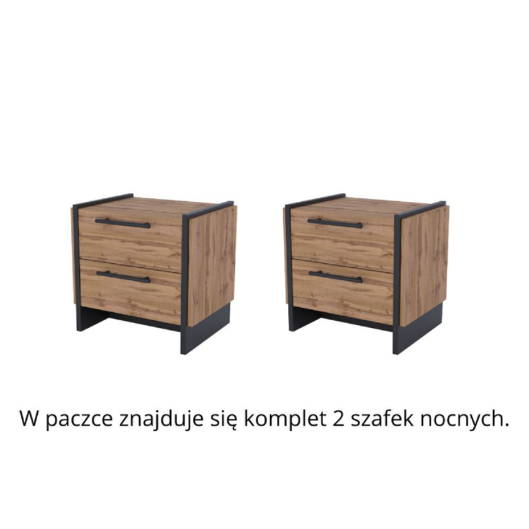 AMINO naktsgaldiņi (2 gab.) – 2 gab. Wotan ozolkoka/melnkoka komplekts