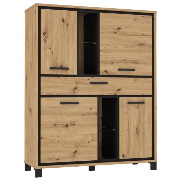 Trondheim kumode TDHK634 Artisan Oak / Black Oak Forte