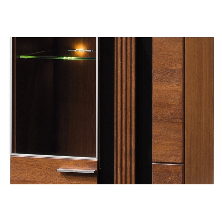 Porti Type 10 antīka ozolkoka vitrīna Szynaka Furniture — 3 attēls