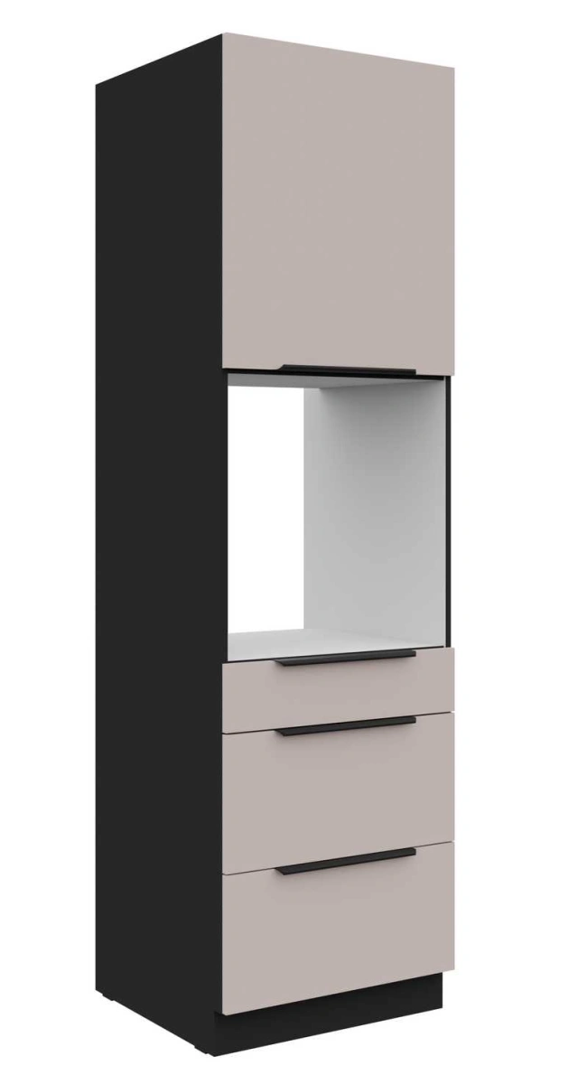 60 cm kolonnas skapis ar atvilktnēm Arona 60 DPS-210 3S 1F