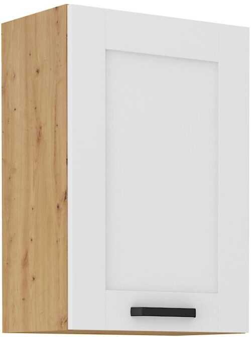 Sienas skapītis 50 cm Luna balts/artisan 50 G-72 1F