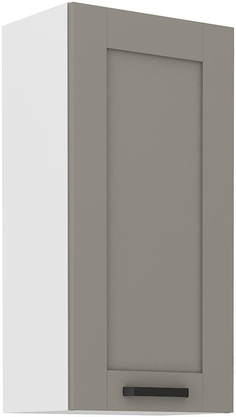 Sienas skapītis 45 cm Luna balts/māla pelēks 45 G-90 1F