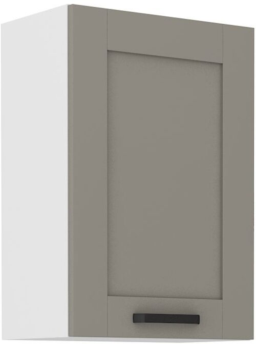 Sienas skapītis 50 cm Luna balts/māla pelēks 50 G-72 1F