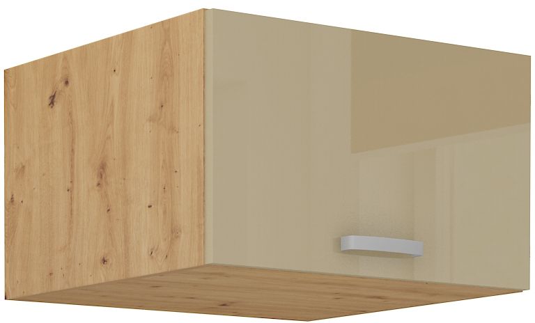 Zems, dziļš augšējais skapis 60 cm Artisan kapučīno spīdīgs 60 NAGU-36 1F