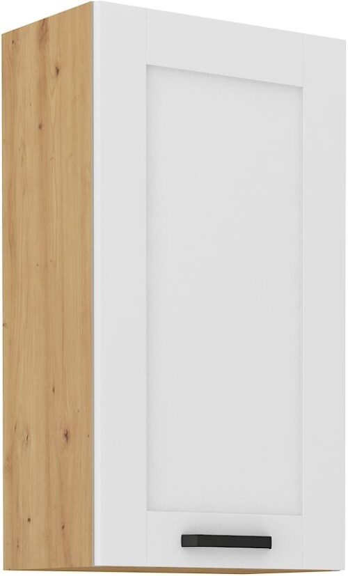 Sienas skapītis 50 cm Luna balts/artisan 50 G-90 1F