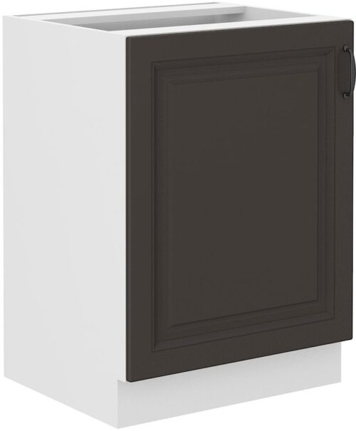 Apakšējais skapītis 60 cm Stillo balts/grafīts 60 D 1F BB