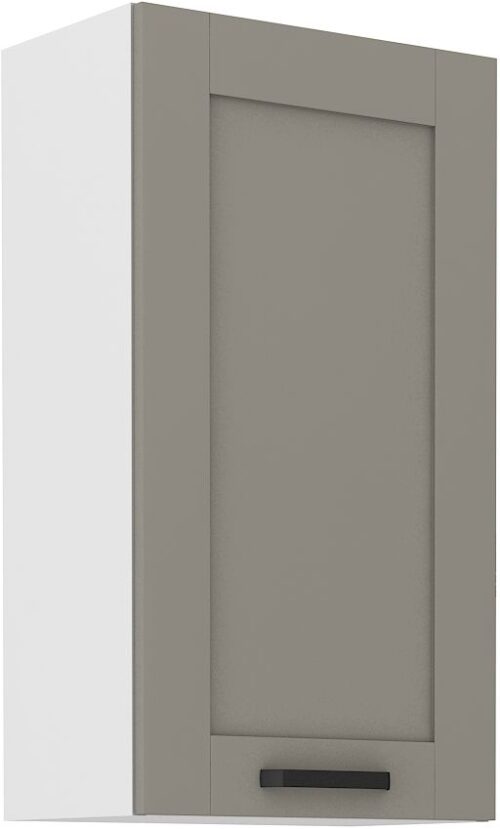 Sienas skapītis 50 cm Luna balts/māla pelēks 50 G-90 1F