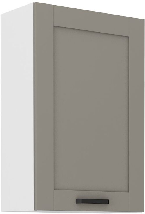 Sienas skapītis 60 cm Luna balts/māla pelēks 60 G-90 1F