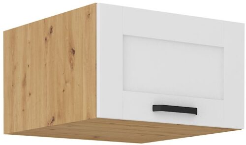 Zems, dziļš sienas skapis 60 cm Luna balts/artisan 60 NAGU-36 1F