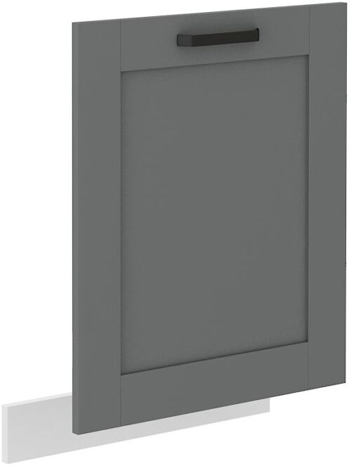 Trauku mazgājamās mašīnas priekšpuse, 60 cm, pārklāts panelis, Luna, balta/pelēka, ZM, 713×596