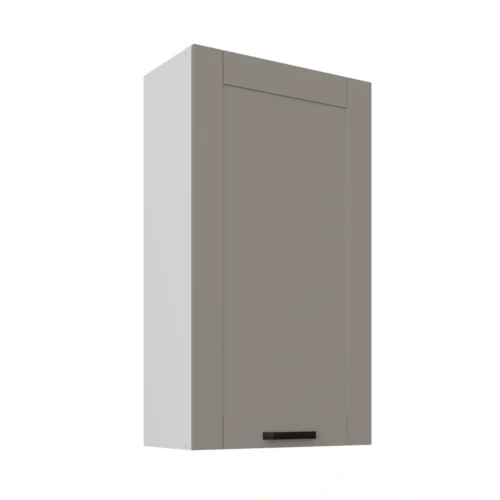 Sienas skapītis 60 cm Luna balts/māla pelēks 60 G-108 1F
