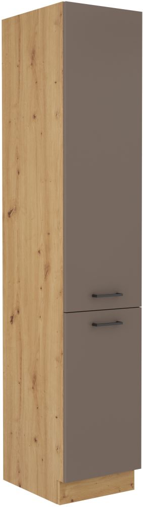 Kolonnas pieliekamais skapis 40 cm ar plauktiem Bolonia 40 DK-210 2F