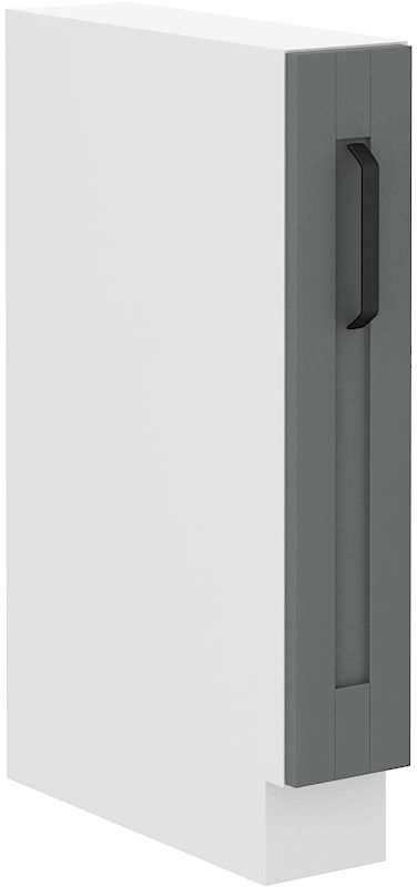 Apakšējais skapītis 15 cm Cargo Luna balts/pelēks 15 D CARGO BB