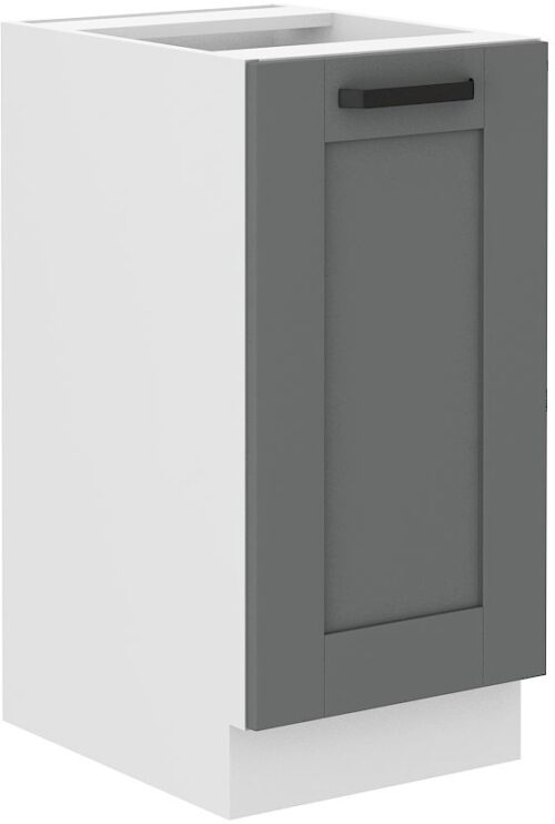 Apakšējais skapītis 40 cm Luna balts/pelēks 40 D 1F BB